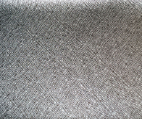 Cross Pattern PVC Artificial Leather , Silver PVC Synthetic Leather Material