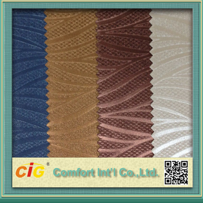 Environmental PVC Artificial Leather Cloth For Sofa / Car Seat / Luggage Tear-Resistant