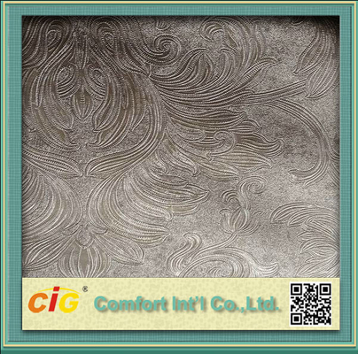 Multi Color High Abrasion PVC Artificial Leather Fabric  0.5 - 2mm Fake Leather Material
