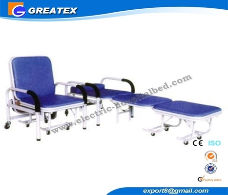 Two Function Foldable Accompanier Hospital Transfusion / blood extraction chair