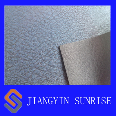 Non Toxic Full Grain PU Synthetic Faux Ostrich Leather Fabric 54'' Width
