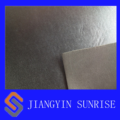 Women Shoes 1.5 mm Embossed Leather Upholstery Fabric With PU Coating
