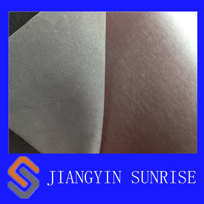 Women Shoes 1.5 mm Embossed Leather Upholstery Fabric With PU Coating