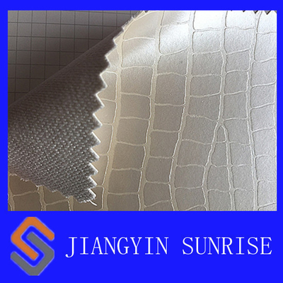 Anti - Mildew Commercial Faux Leather Upholstery Fabric By The Yard
