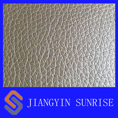 EN Approved Waterproof Plain Weave PU Synthetic Leather For Upholstery