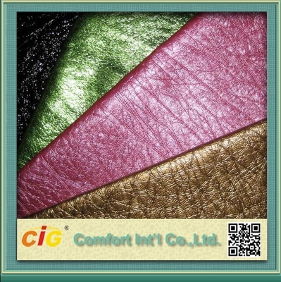 Car Seat Covers Embssed PU Synthetic Leather Fabric / Imitation Leather Upholstery Material
