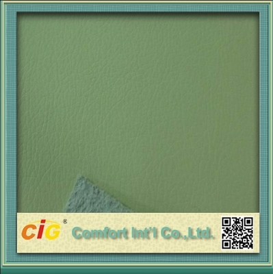 Cold-resistant Upholstery Artificial PU Leather With Flocking Back for Home Textile 0.6mm - 1.2MM
