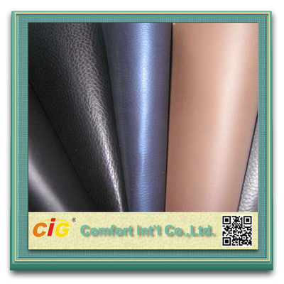 Glitter Leatherette Fabric 0.8MM PU Synthetic Leather Waterproof and Flame Retardant