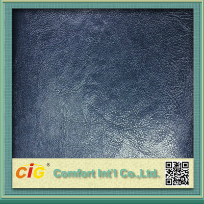 Environmentally Friendly Leather Cloth PU Synthetic Leather For Shoes / Auto Upholstery
