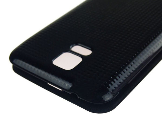 Anti - scratch Smart Leather Samsung Cell Phone Galaxy S5 Flip Cases Battery Cover