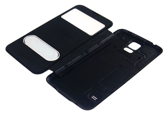 Anti - scratch Smart Leather Samsung Cell Phone Galaxy S5 Flip Cases Battery Cover