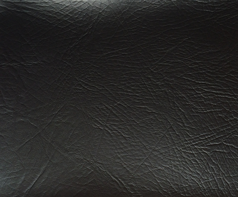 Professional Black Wooden Texture PVC Faux Leather Fabric For Furniture Upholstery