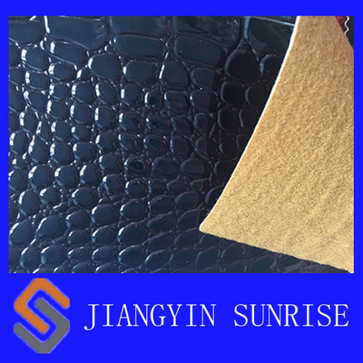 Grain PU Crocodile Faux Leather Fabric For Bags