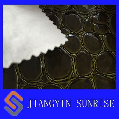 Waterproof Embossed Bag PU Polyurethane Leather / Polyurethane Fake Leather