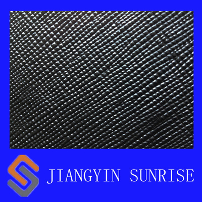 Anti - Mildew Colorful Knitted / Woven Bag Quilted Faux Leather Fabric