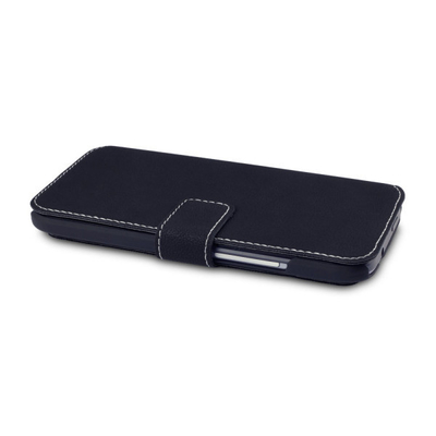 Black Slim PU Leather Wallet HTC Cell Phone Case With Card Holder for HTC One Mini 2