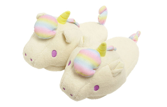 Das Einhorn - weiche pantoffeln winter home Plush slippers for girls ladies
