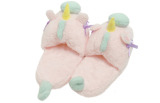 Das Einhorn - weiche pantoffeln winter home Plush slippers for girls ladies