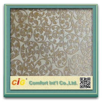 Acrylic Coated Polyester Custom Made Blackout Curtains Fabric for Home Textile , Sofa