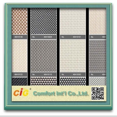 Zebra Roller Curtain Blackout Modern Curtain Fabric / Curtain Cloth with Polyester and Acrylic