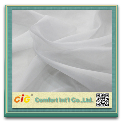 Yarn Dyed Cross Grain Sheer Curtain Cloth Cross Modern Curtain Fabric for Decoration