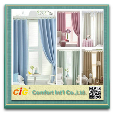 Cotton Acrylic Blackout Roller Modern Curtain Fabric for Living Room Waterproof and Tear Resistant