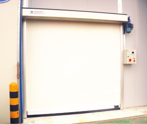 Anti-electrostatic Fabric Roll up Door , High Frequency Smooth Opening Speed 1.5m/s