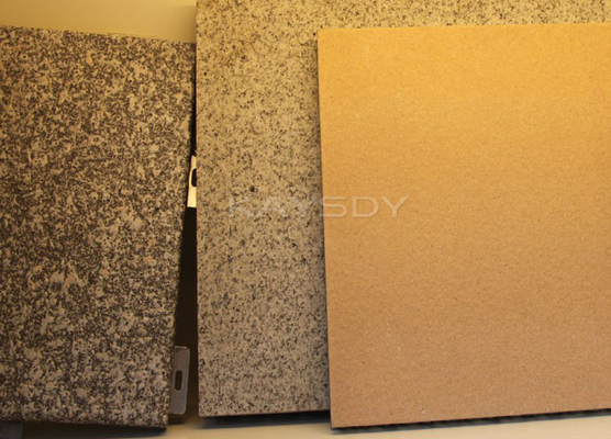 15mm Thickness Honeycomb Stone Panels Architectural Tiles Tegular For Curtain Wall