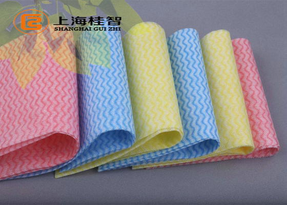 Small Rolls Washable Spunlace Nonwoven Fabric Heavy Duty Wipe To Clean Kitchen