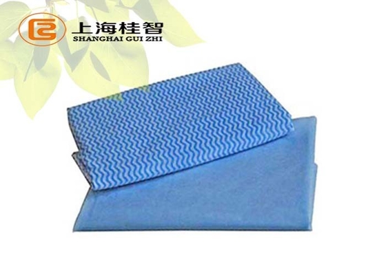 Spunlace Nonwoven Wipe Cloth , Viscose Spunlace / Polyester Spunlace