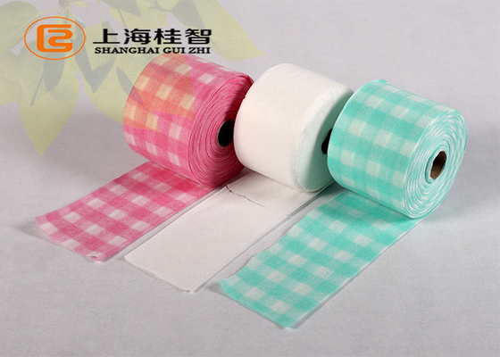 Spunlace Nonwoven Wipe Cloth , Viscose Spunlace / Polyester Spunlace