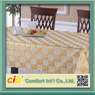 Wholesale Disposable PVC Table Cloths / PP Non-woven Tablecloth for Wedding / Hotel
